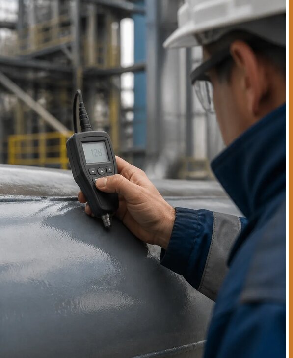 Контроль толщины защитных покрытий на объектах в Кинели